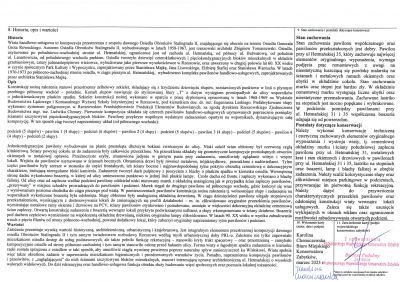Karta adresowa gminnej ewidencji zabytk&oacute;w zabytku nieruchomego: "Ciąg pawilon&oacute;w handlowo-usługowych zwanych wiatą" ? strona 2